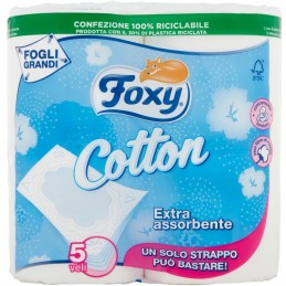 Carta igienica Foxy Cotton...